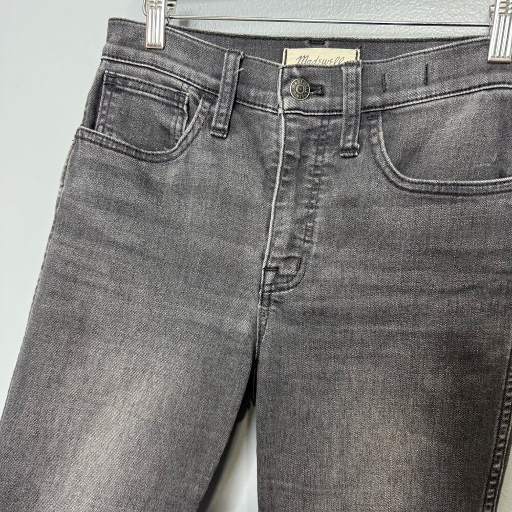 MADEWELL roadtripper stovepipe jeans in black gray size 25P - Picture 2 of 7